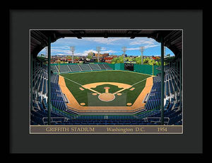 Griffith Stadium 1954 - Framed Print