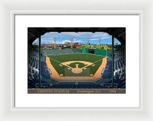 Load image into Gallery viewer, Griffith Stadium 1954 - Framed Print
