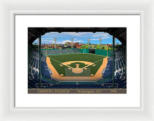 Griffith Stadium 1954 - Framed Print