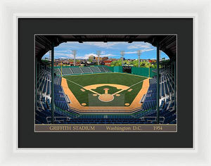 Griffith Stadium 1954 - Framed Print