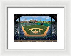 Griffith Stadium 1954 - Framed Print