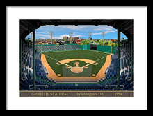 Load image into Gallery viewer, Griffith Stadium 1954 - Framed Print
