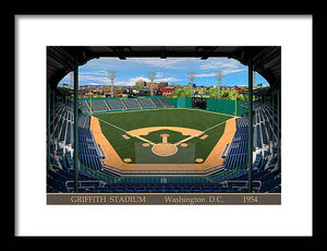 Griffith Stadium 1954 - Framed Print