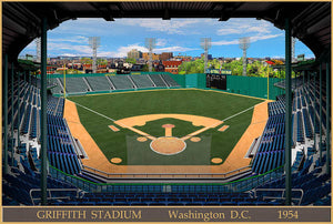 Griffith Stadium 1954 - Art Print