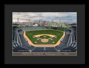 Griffith Stadium 1961 - Framed Print