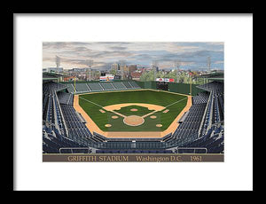 Griffith Stadium 1961 - Framed Print