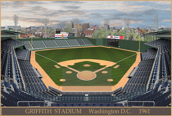 Griffith Stadium 1961 - Art Print