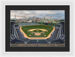 Griffith Stadium 1961 - Framed Print