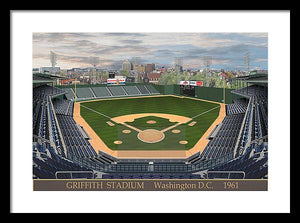 Griffith Stadium 1961 - Framed Print