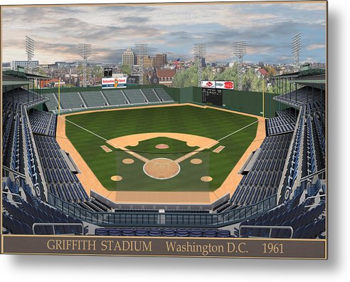 Griffith Stadium 1961 - Metal Print