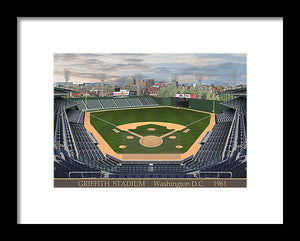 Griffith Stadium 1961 - Framed Print