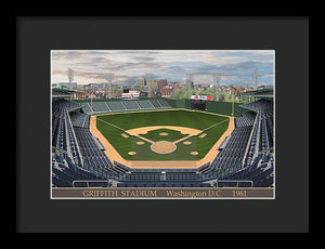 Griffith Stadium 1961 - Framed Print