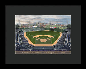 Griffith Stadium 1961 - Framed Print