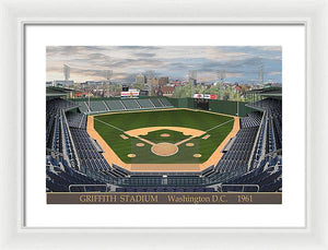 Griffith Stadium 1961 - Framed Print