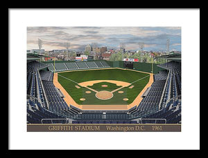 Griffith Stadium 1961 - Framed Print