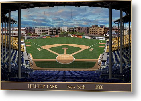 Hilltop Park 1906 - Metal Print
