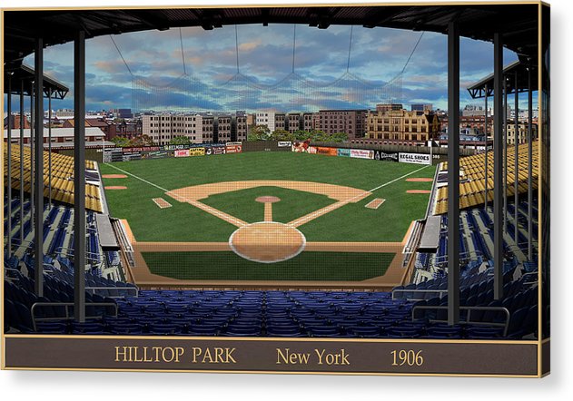 Hilltop Park 1906 - Acrylic Print