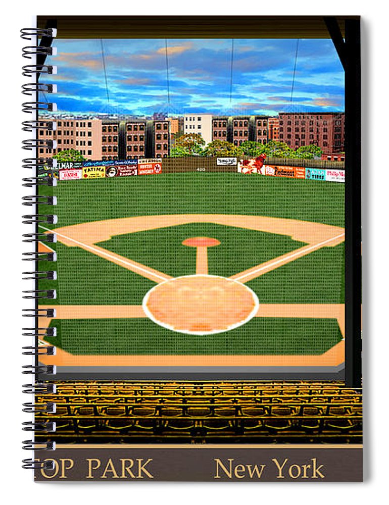 Hilltop Park 1906 - Spiral Notebook