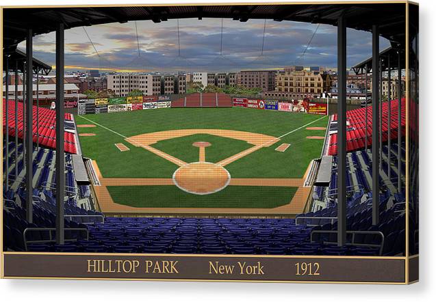 Hilltop Park 1912 - Canvas Print