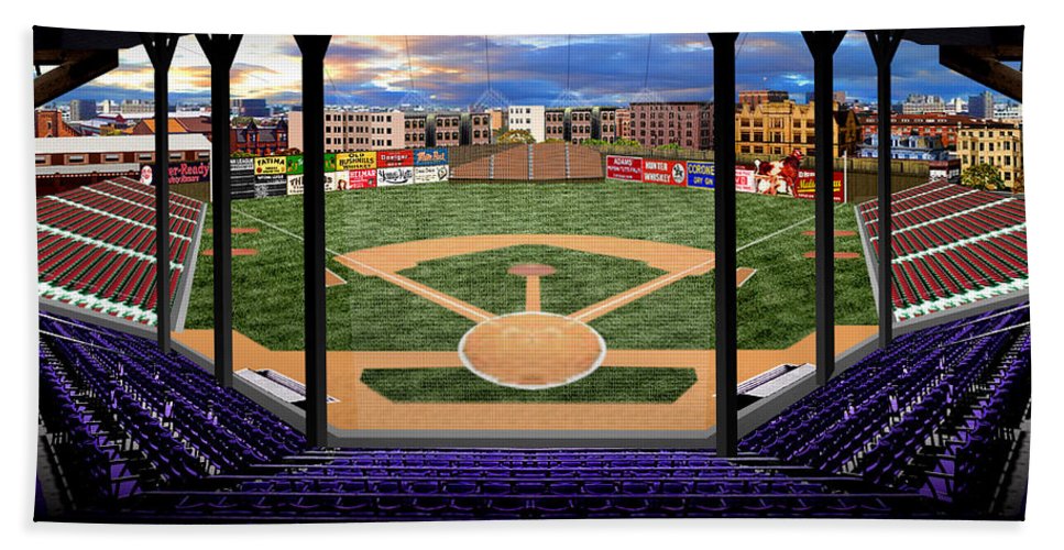 Hilltop Park 1912 - Bath Towel