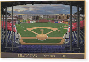 Hilltop Park 1912 - Wood Print