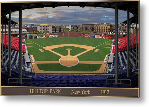 Hilltop Park 1912 - Metal Print