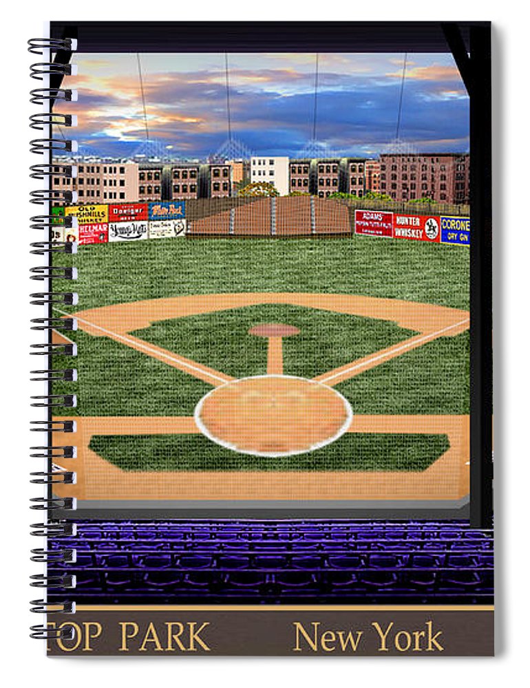 Hilltop Park 1912 - Spiral Notebook