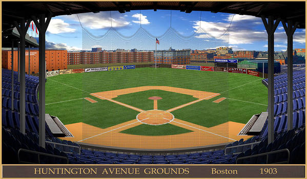 Huntington Avenue Grounds 1903 - Art Print