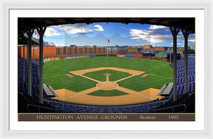 Huntington Avenue Grounds 1903 - Framed Print