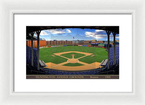 Huntington Avenue Grounds 1903 - Framed Print