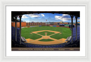 Huntington Avenue Grounds 1903 - Framed Print