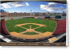 Huntington Avenue Grounds 1903 - Greeting Card