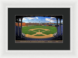 Huntington Avenue Grounds 1903 - Framed Print