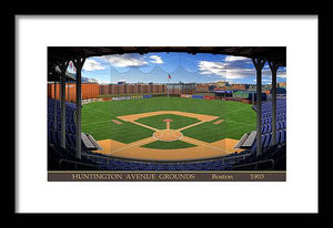 Huntington Avenue Grounds 1903 - Framed Print