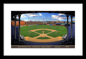 Huntington Avenue Grounds 1903 - Framed Print