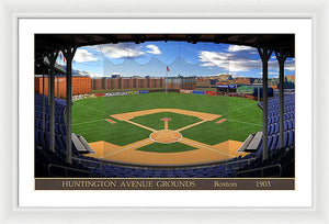 Huntington Avenue Grounds 1903 - Framed Print