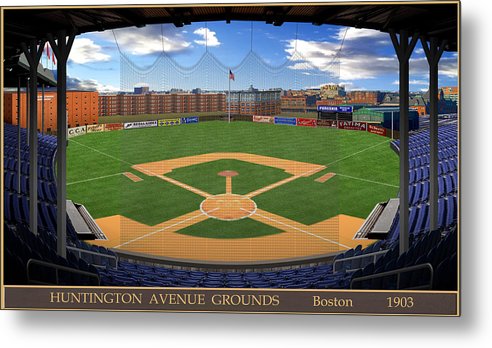 Huntington Avenue Grounds 1903 - Metal Print