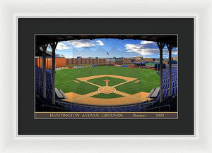 Huntington Avenue Grounds 1903 - Framed Print