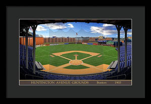 Huntington Avenue Grounds 1903 - Framed Print