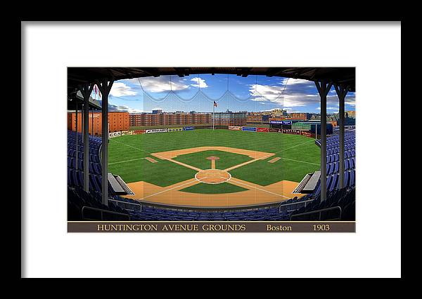 Huntington Avenue Grounds 1903 - Framed Print