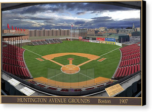 Huntington Avenue Grounds 1907 - Canvas Print