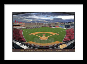 Huntington Avenue Grounds 1907 - Framed Print