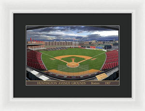 Huntington Avenue Grounds 1907 - Framed Print