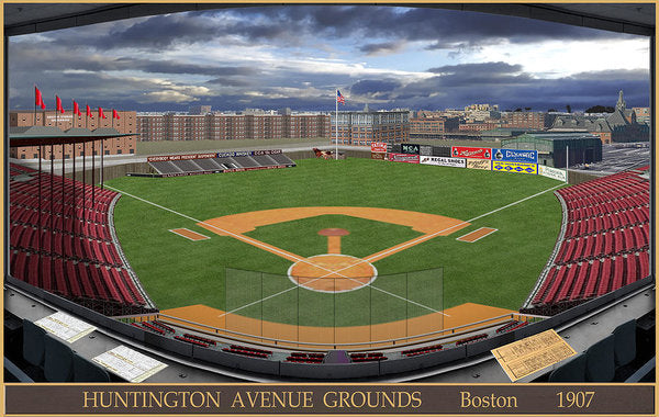Huntington Avenue Grounds 1907 - Art Print