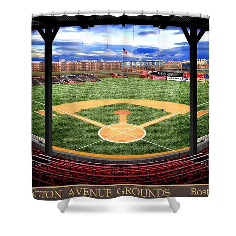 Huntington Avenue Grounds 1907 - Shower Curtain