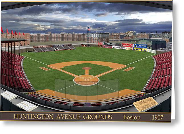 Huntington Avenue Grounds 1907 - Greeting Card