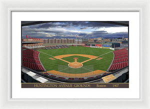 Huntington Avenue Grounds 1907 - Framed Print