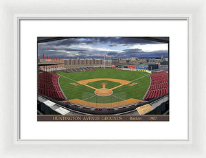 Huntington Avenue Grounds 1907 - Framed Print