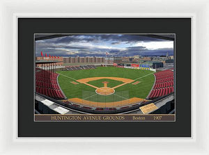 Huntington Avenue Grounds 1907 - Framed Print