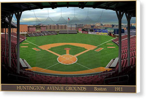 Huntington Avenue Grounds 1911 - Canvas Print